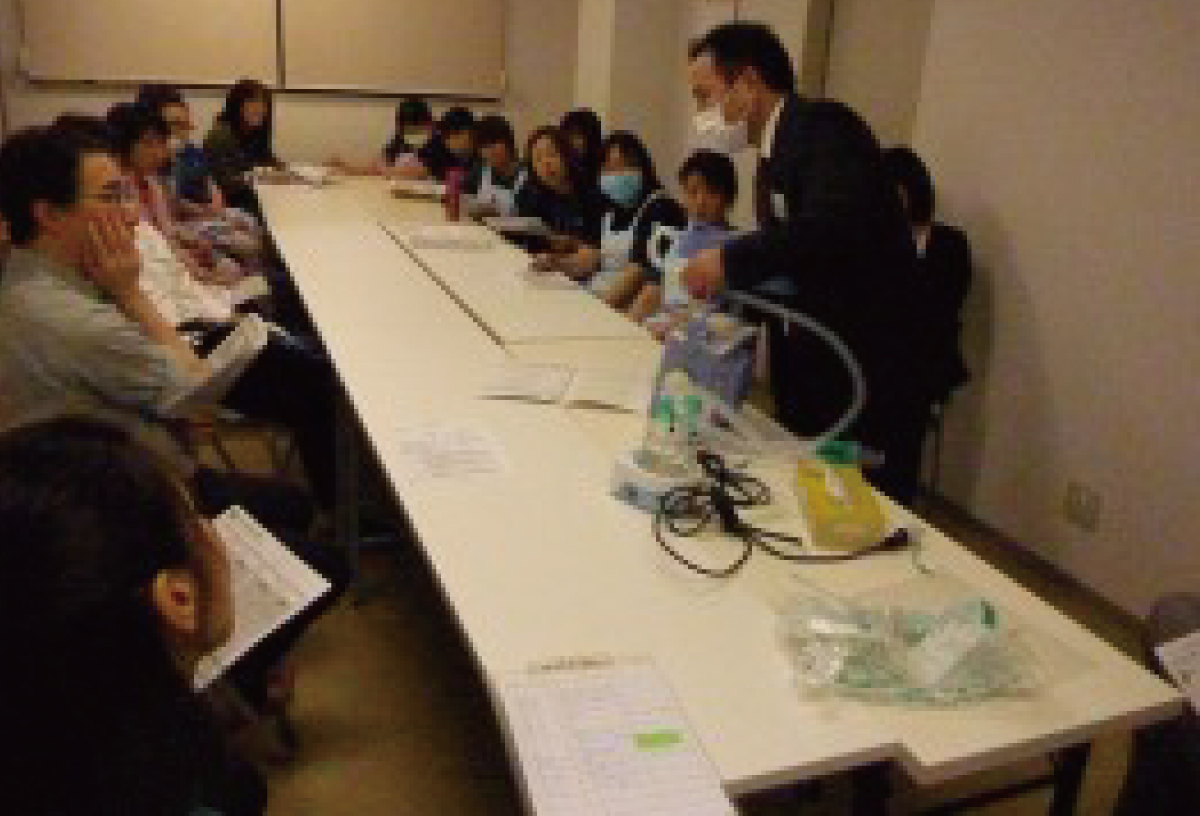 訪問診療の説明会の様子